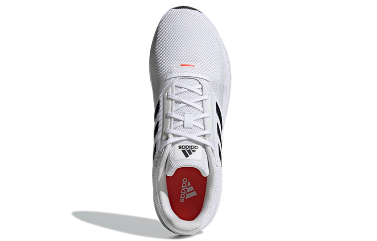 Мужские кроссовки adidas neo Runfalcon 2.0 (бело-черные) — Белыйчёрный — фото 5