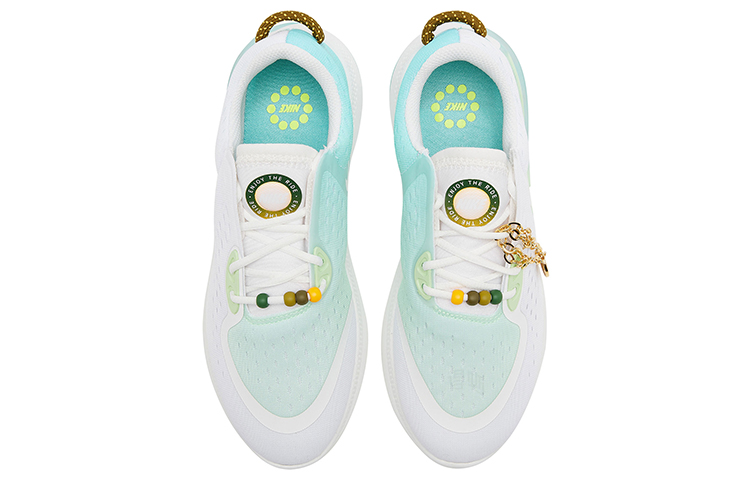Женские кроссовки Nike Joyride Dual Run 1 (бело-зеленые) — фото 4
