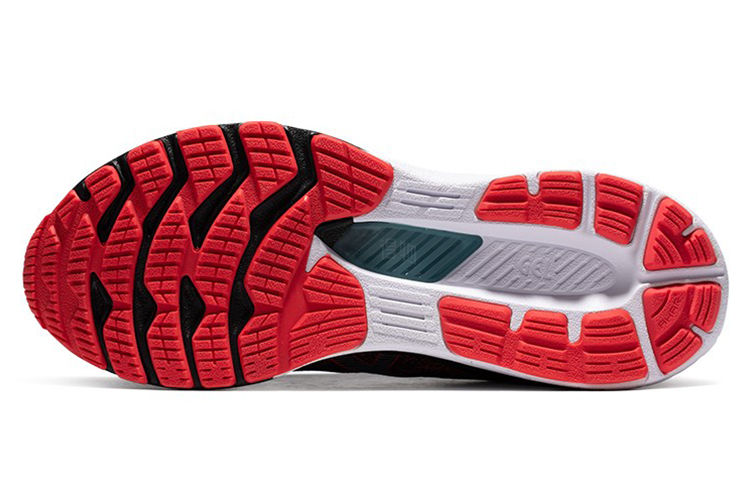 Мужские кроссовки ASICS Gel-Kayano 28 (черно-красные) — фото 5