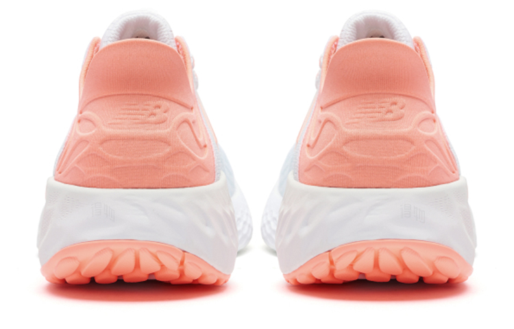 Женские кроссовки New Balance 1080 (бело-сине-оранжевые) — Белый / синий / оранжевый — фото 4