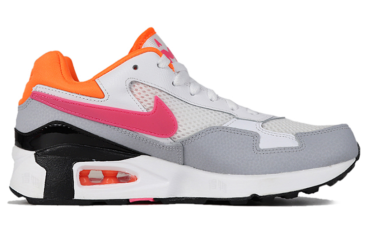 Женские кроссовки Nike Air Max ST (бело-розово-оранжевые) — Белыйрозовыйоранжевый — фото 2
