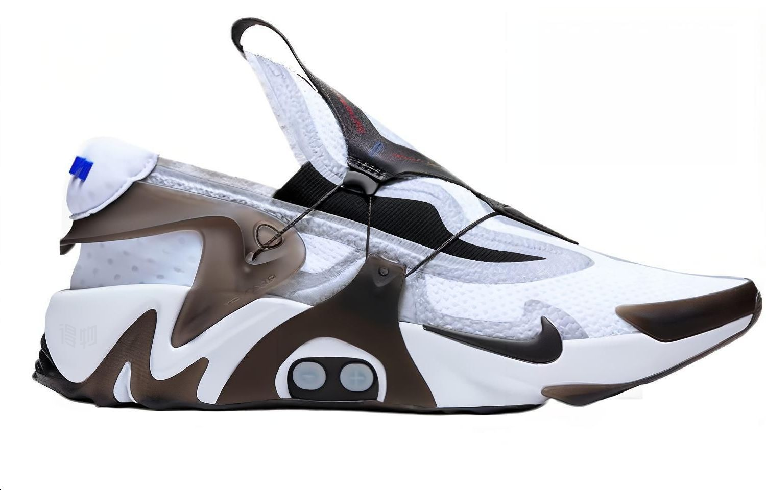 Мужские кроссовки Nike Hyper Adapt (черно-белые) — Чёрный / белый — фото 2
