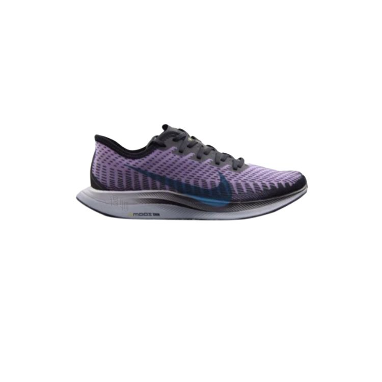 Мужские кроссовки Nike Pegasus turbo 2 PU (сине-пурпурно-черные) — Чёрныйбелый — фото 2