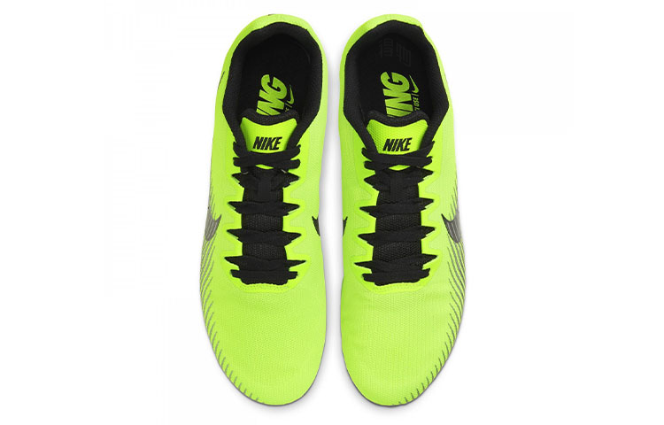 Кроссовки Nike Zoom Rival M 9 (желто-черные) — фото 4