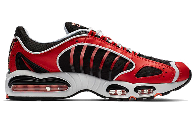 Мужские кроссовки Nike Air Max Tailwind (красно-черно-белые) — Красныйчёрныйбелый — фото 2