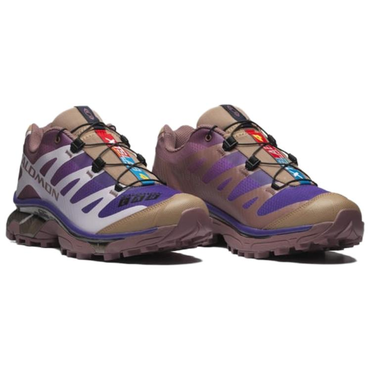 Кроссовки Salomon XT-4 OG (фиолетово-коричневые) — фото 3