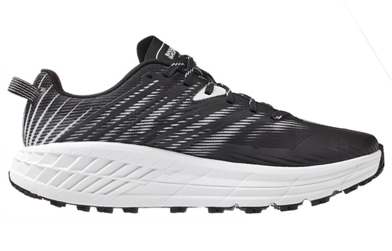 Мужские кроссовки HOKA ONE Speedgoat 4 (черные) — Чёрный — фото 2