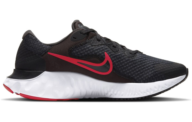 Мужские кроссовки Nike Renew Run 2 (черно-красные) — Чёрный / красный — фото 2