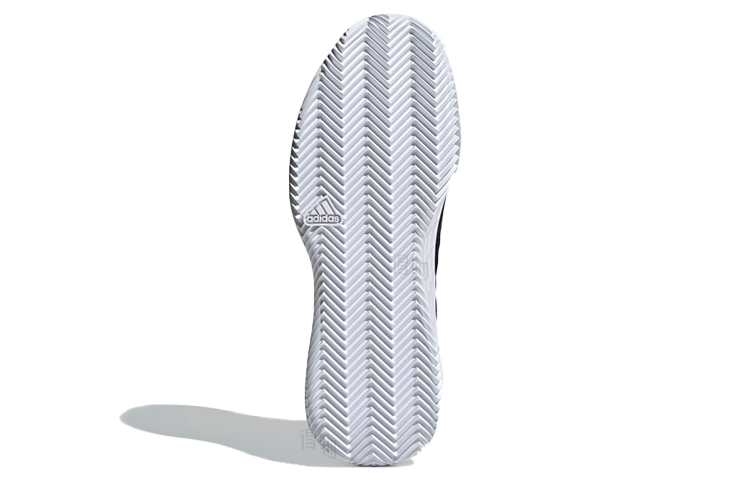 Женские кроссовки adidas Adizero Ubersonic 4 Clay (черно-серые) — фото 6