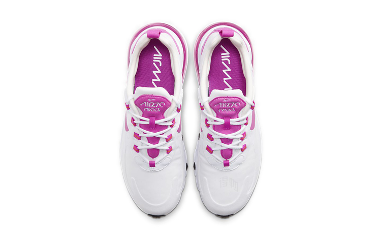 Женские кроссовки Nike Air Max 270 (бело-розовые) — фото 5