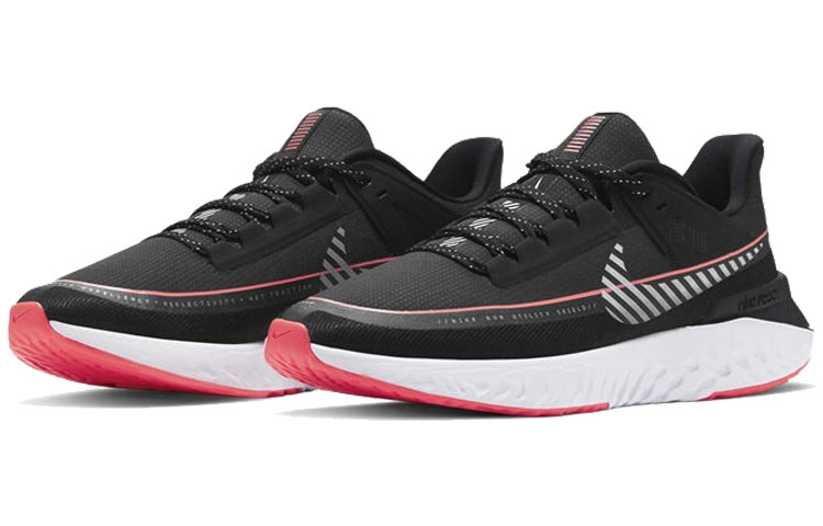 Мужские кроссовки Nike Legend React 2 Shield (черно-розовый) — Чёрныйрозовый — фото 3