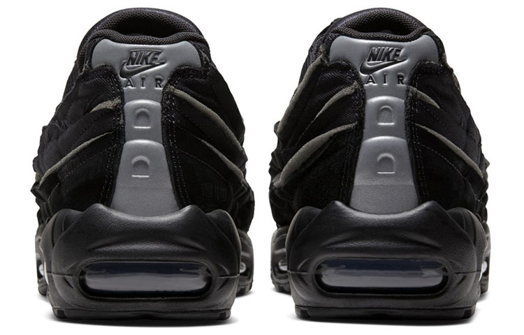 Кроссовки COMME DES GARCONS SHIRT x Nike Air Max 95 (черный) — фото 5