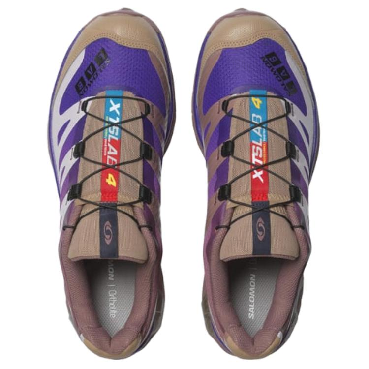 Кроссовки Salomon XT-4 OG (фиолетово-коричневые) — фото 2
