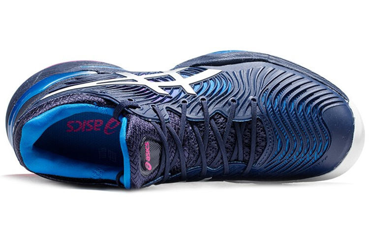 Женские кроссовки ASICS Court FF 2 (синий) — фото 3