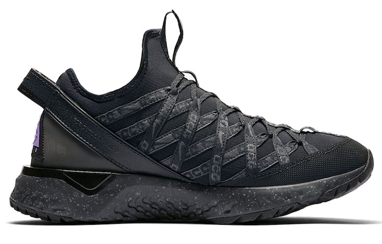 Кроссовки Nike ACG REACT TERRA GOBE (черно-фиолетовые) — фото 2