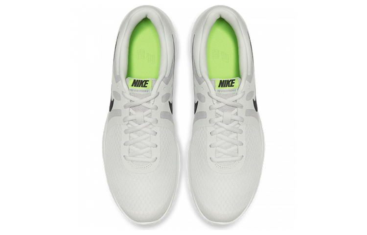 Мужские кроссовки Nike REVOLUTION 4 (серо-зеленые) — Серый / зелёный — фото 4