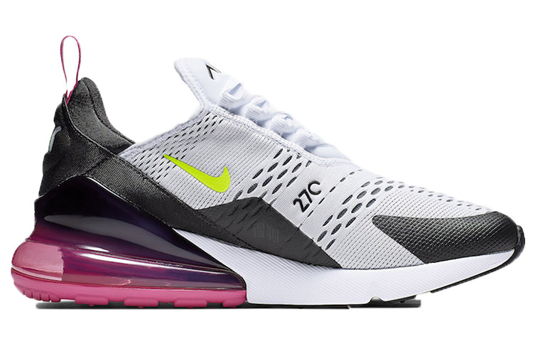 Мужские кроссовки Nike Air Max 270 (серо-розовые) — фото 2