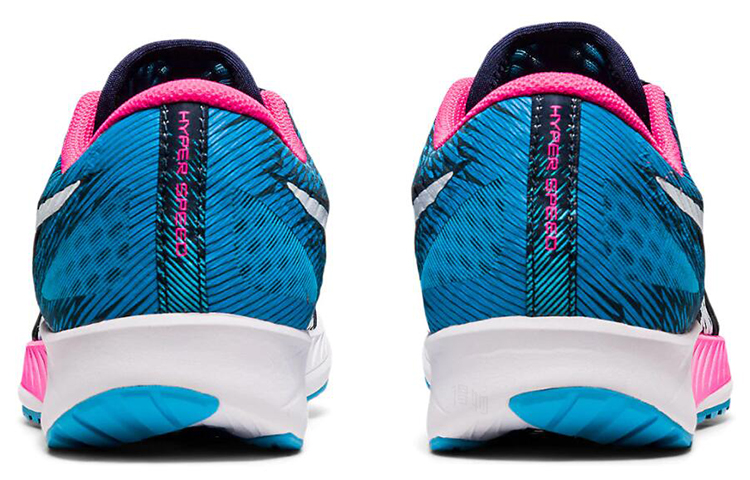 Женские кроссовки ASICS Hyper Speed 1 (сине-белые) — фото 5