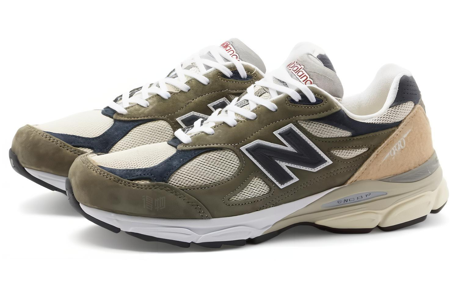Кроссовки New Balance New Balance Teddy Made (зелено-коричневые) — фото 3