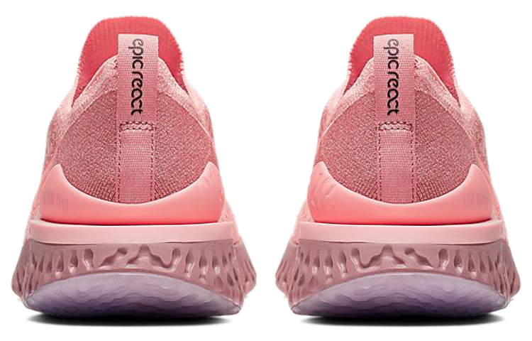 Женские кроссовки Nike Epic React Flyknit 2 (розовый) — фото 3