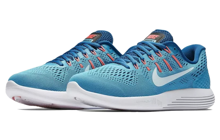 Женские кроссовки Nike Lunarglide 8 (синие) — Синий — фото 3