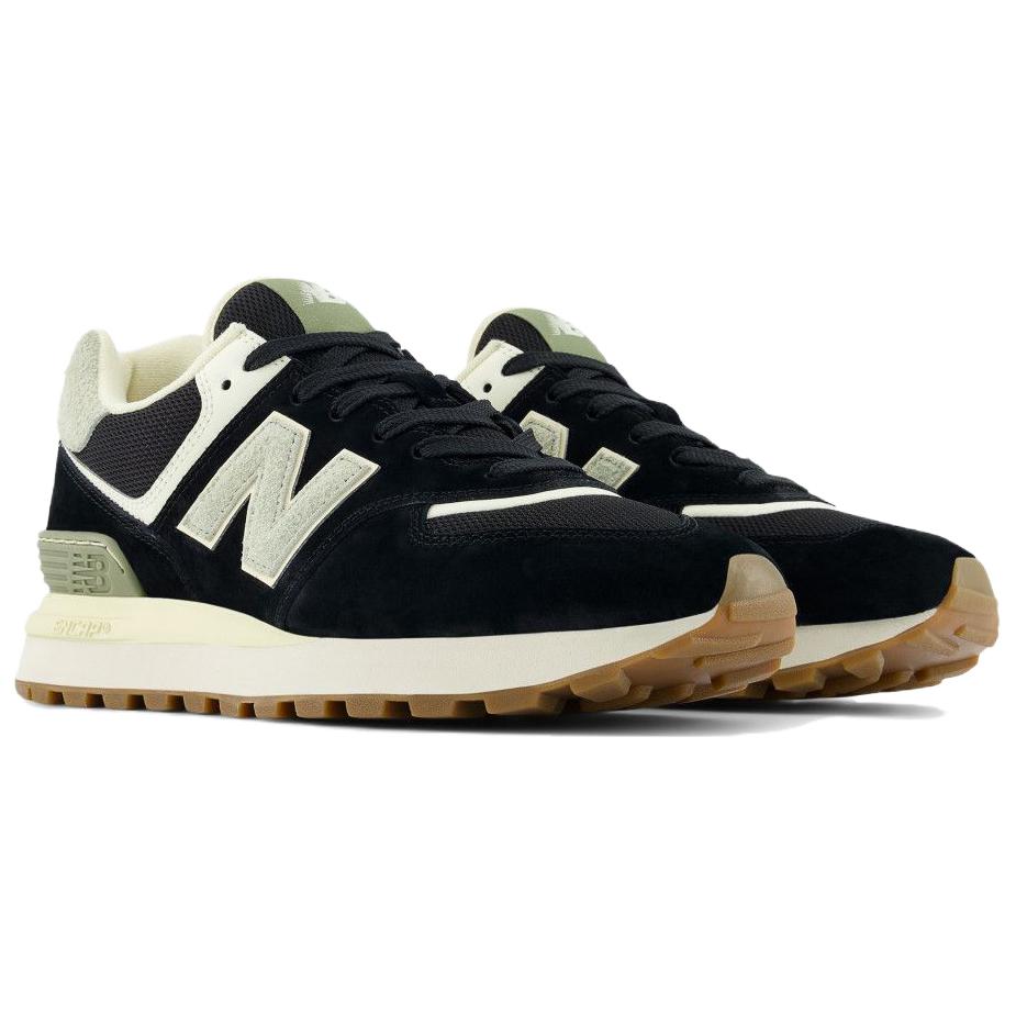 New Balance 574 Legacy Unisex Low Top Casual Running Shoes Black D Width