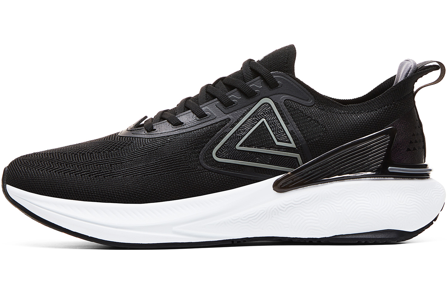 PEAK Taichi 6.0 Versatile Fabric Cushioning Breathable Low top Training Running Shoes Men’s Black Baymax