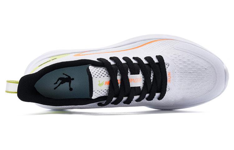 QIAODAN Abrasion Resistant Breathable Slip Resistant Low top Running Shoes Men's White Blue