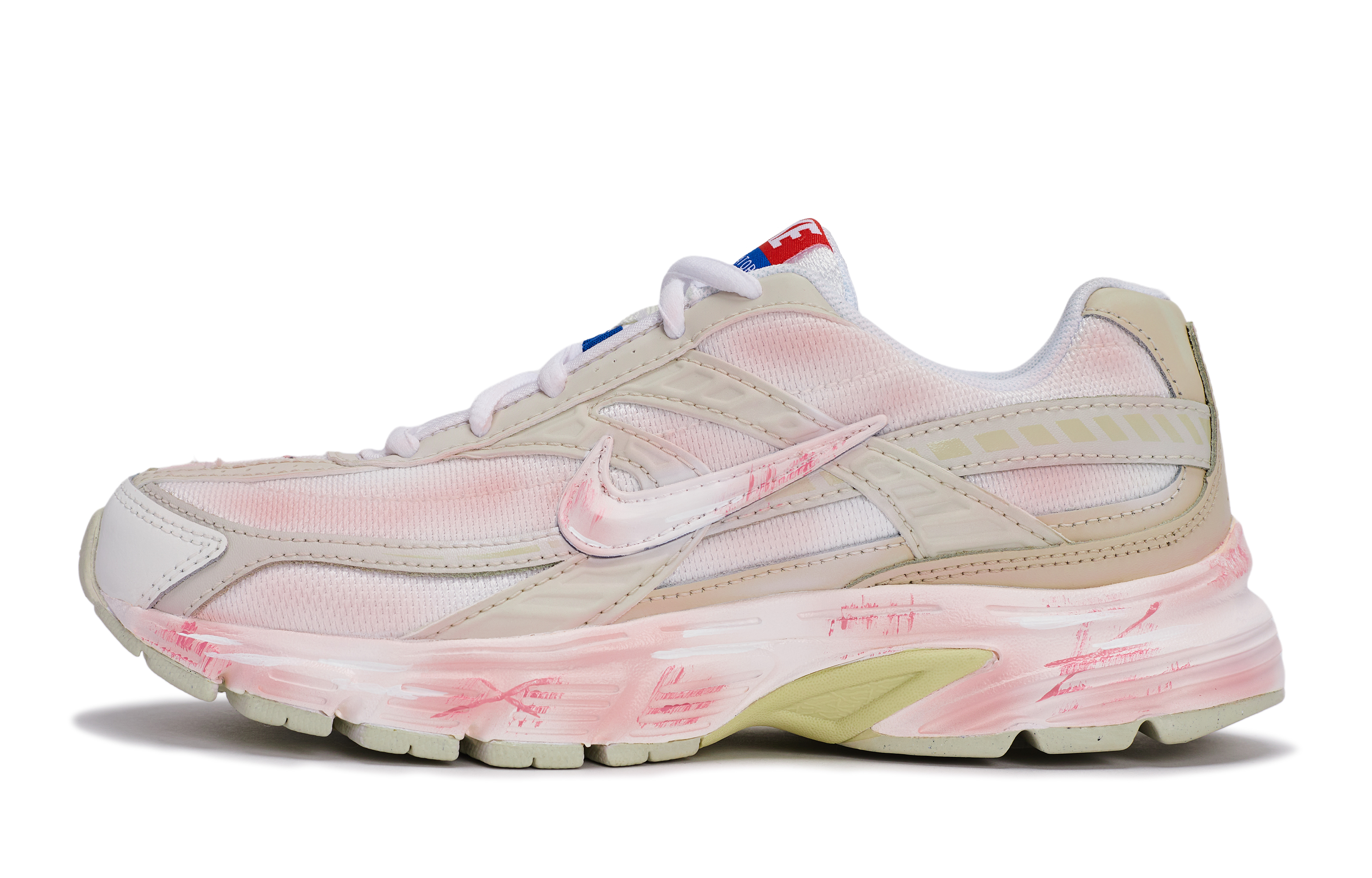 Nike Initiator Abrasion Resistant Low top Running Shoes Women’s White Pink Brown