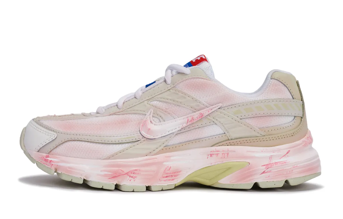 Nike Initiator Abrasion Resistant Low top Running Shoes Women's White Pink Brown