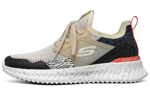 Skechers Matera 2.0 Mesh Comfortable Abrasion Resistant Breathable Low top Running Shoes Men's White Black