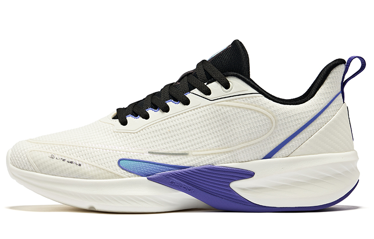 Erke Cushioning Breathable Low top Running Shoes Men’s Microcrystal White Jet Black