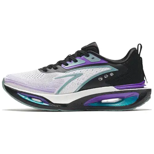 Anta Wormhole Fabric Low top Running Shoes Men's Gray Purple