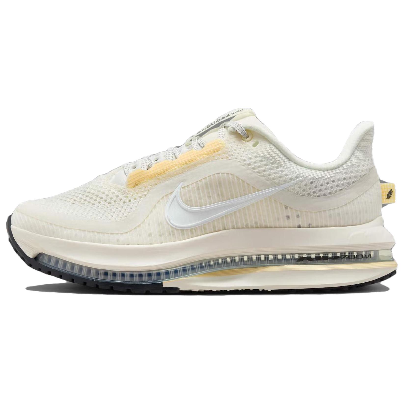 Nike Pegasus Premium Comfortable Abrasion Resistant Low top Running Shoes Unisex Beige