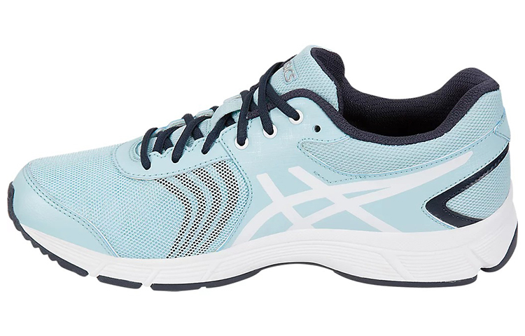 Asics Gel Craze Comfortable Mesh, Synthetic Leather Low top Running Shoes Women's Blue White