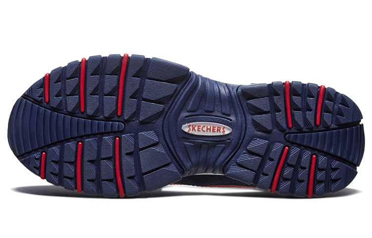 Женские кроссовки Skechers Energy (бело-красно-синие) — фото 4