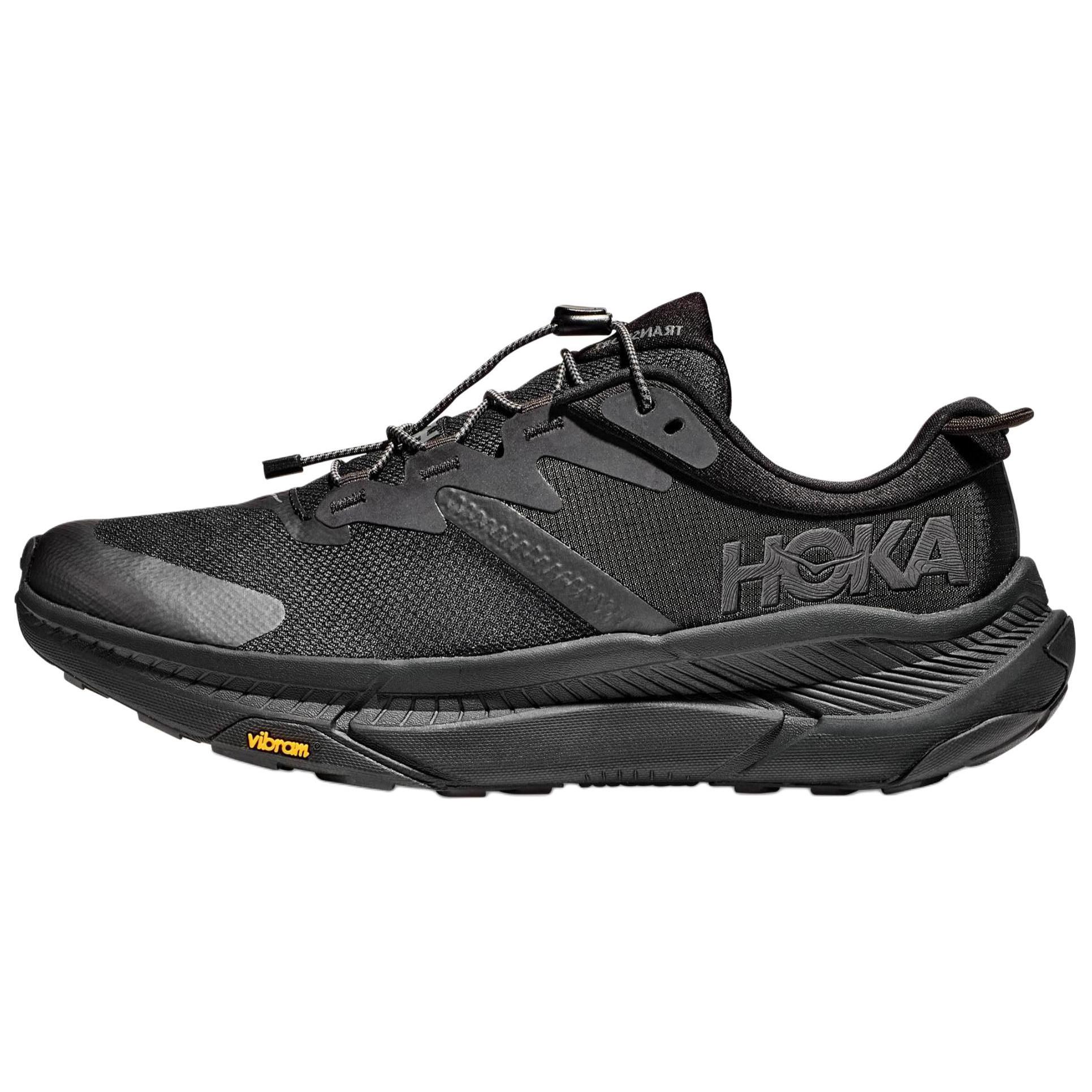HOKA ONE ONE Transport Slip Resistant Abrasion Resistant Low top Casual Running Shoes Men’s Black