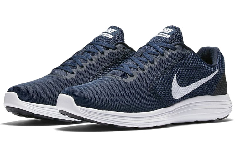 Мужские кроссовки Nike REVOLUTION 3 (сине-белые) — фото 3