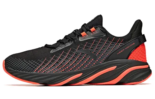Anta Textile, Synthetic Leather Cushioning Slip Resistant Abrasion Resistant Breathable Low top Running Shoes Men's