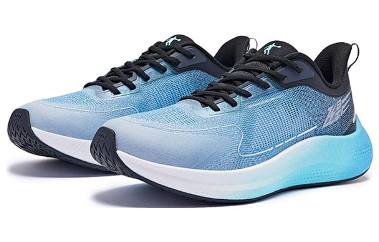 QIAODAN Flying Shadow 3.0 Slip Resistant Rebound Low top Running Shoes Men’s Angel Blue