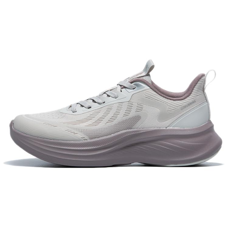 QIAODAN Cushioning Abrasion Resistant Breathable Low top Casual Running Shoes Women’s Gray