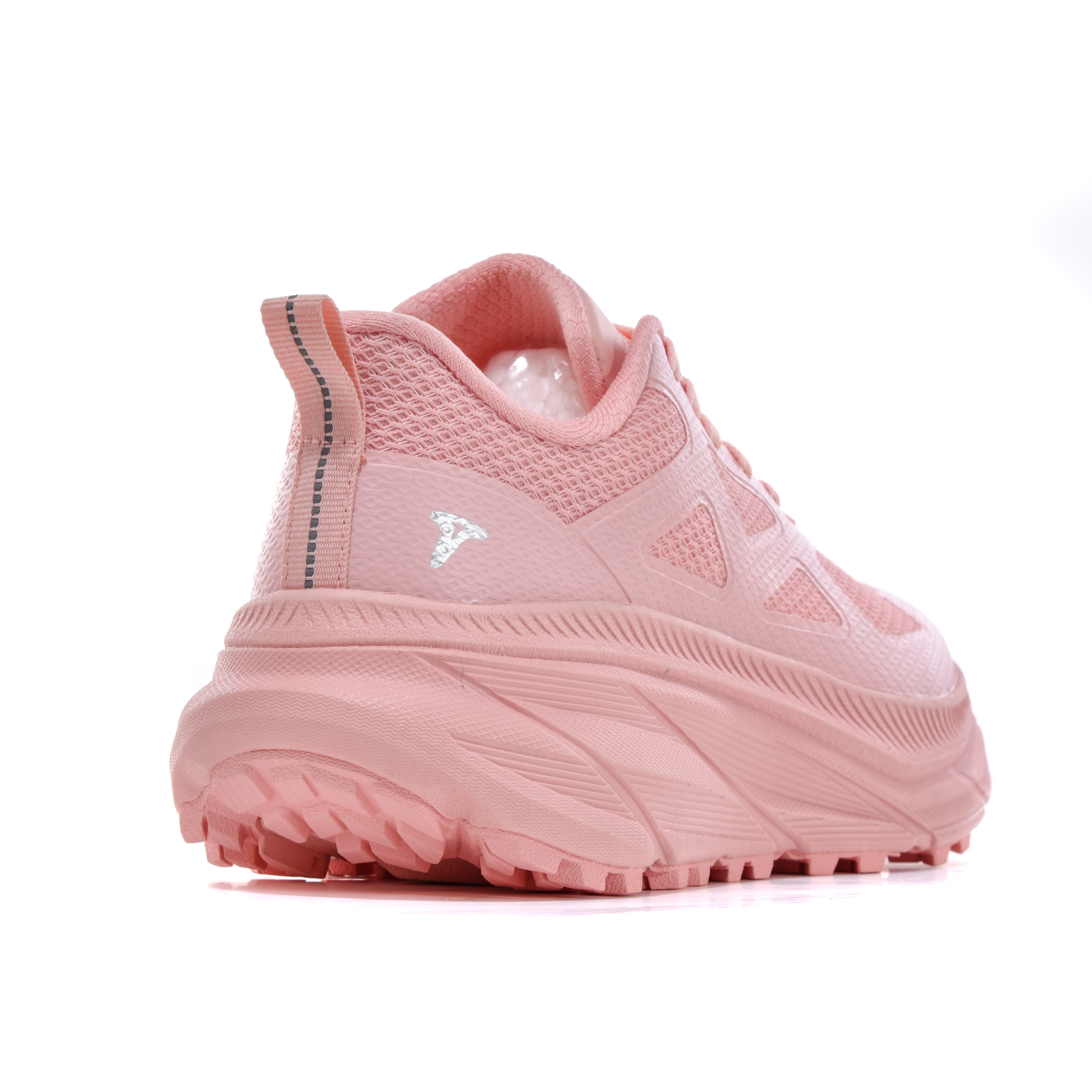 TREEPERI Lightweight Slip Resistant Cushioning Height Increasing Low top Running Shoes Unisex Macaroon Pink