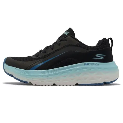 Skechers Max Cushioning, Wear Resistant Low top Running Shoes Women's Black Blue