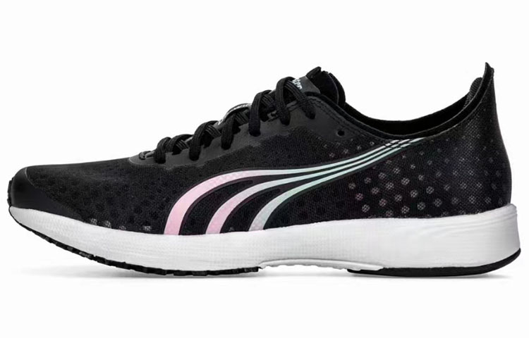 DO WIN Canvas Cushioning Slip Resistant Abrasion Resistant Low top Carbon Plate Running Shoes Unisex Black