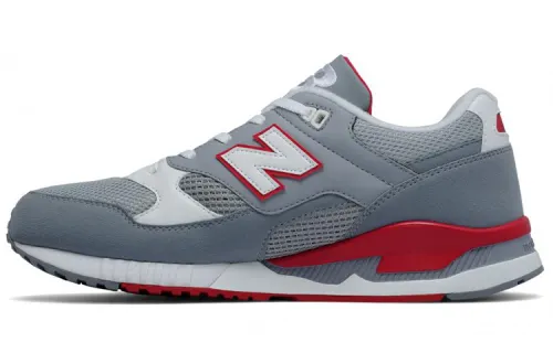 New Balance 530 Leather Textile 'Grey Red'