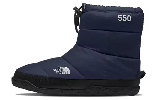 THE NORTH FACE Nuptse Après Thermal Waterproof Short Outdoor Boots Men's Blue