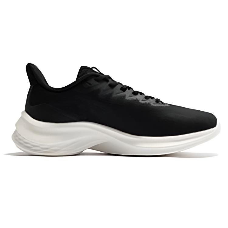 361° Cushioning Slip Resistant Breathable Low top Casual Sprint Running Shoes Men’s Black White