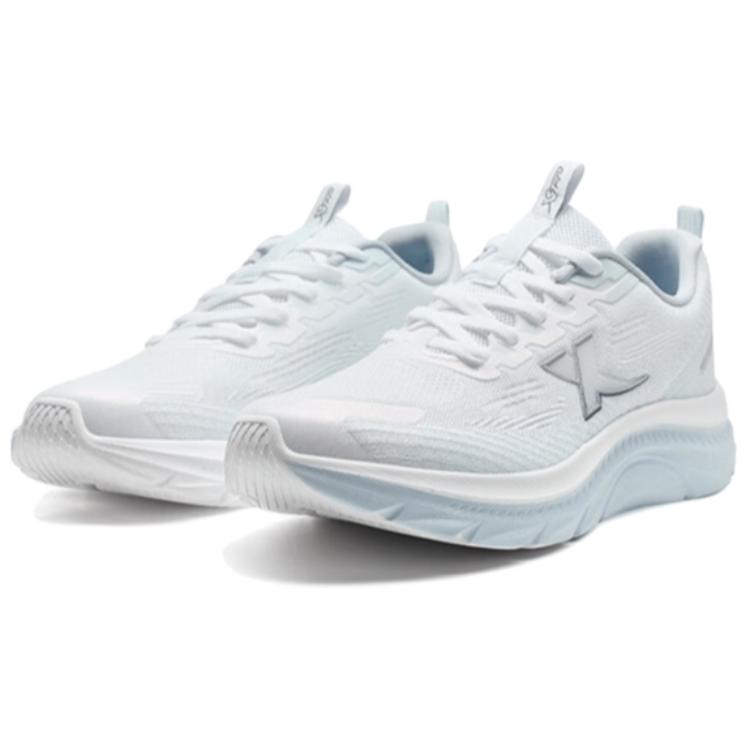 XTEP Abrasion Resistant Coverage Low top Casual Running Shoes Women’s White Blue