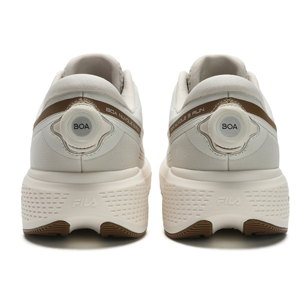 FILA Sports Function Fabric Abrasion Resistant Breathable Low top Running Shoes Men’s Micro White