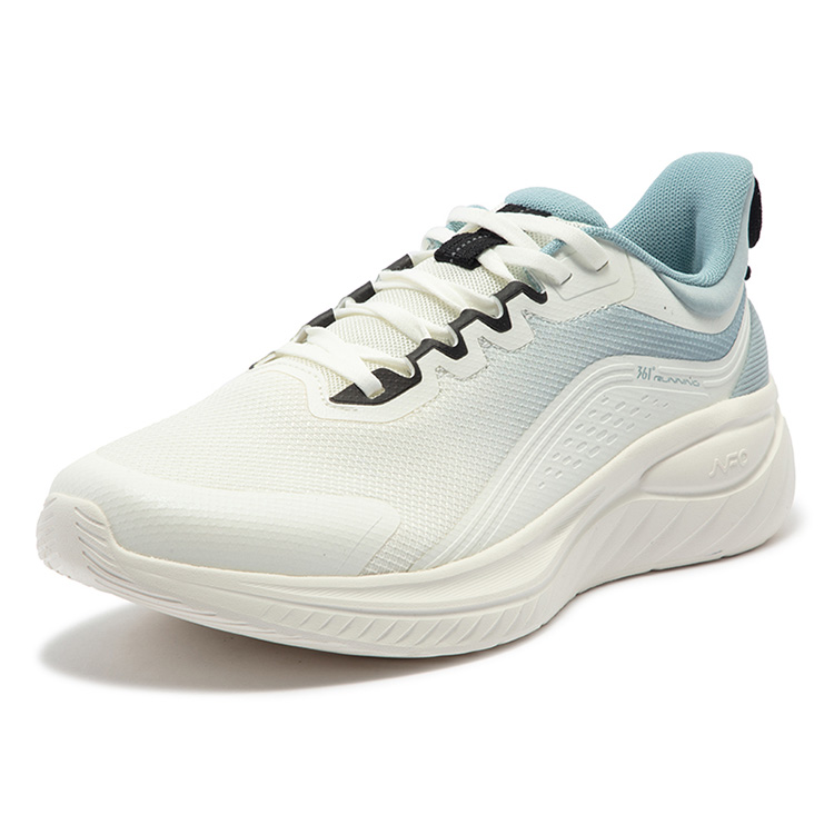 361° Slip Resistant Abrasion Resistant Low top Running Shoes Men’s White Blue